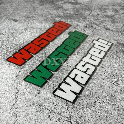 GTA Inspired Stickers, Block Font with Black Outline, Multi-color, Waterproof for Car, Fairing, Laptop & Gaming Gear