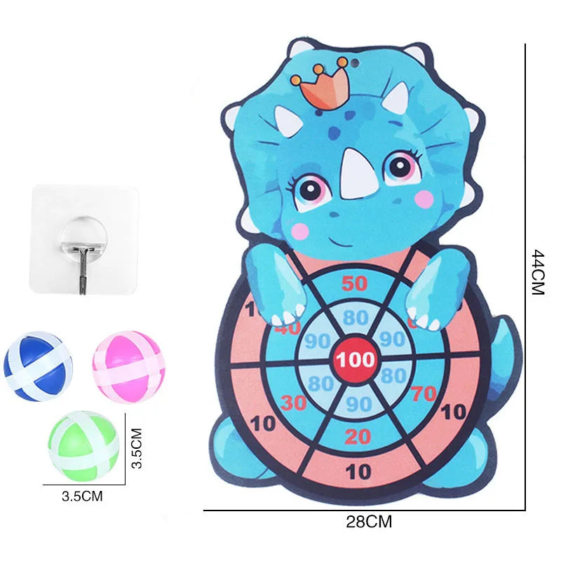Sticky Ball Dart Board Target Sports Game Toys For Children Outdoor Party Toys Target Sticky Ball Throw Educational Board Games