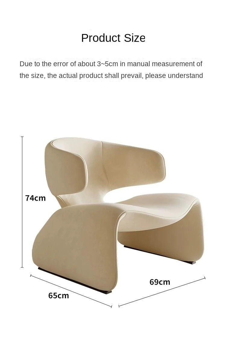 Creative Single Sofa Designer Single Chair Negotiation Table And Chairs Leisure Sofa Rest Area Hotel Sofa Chairs