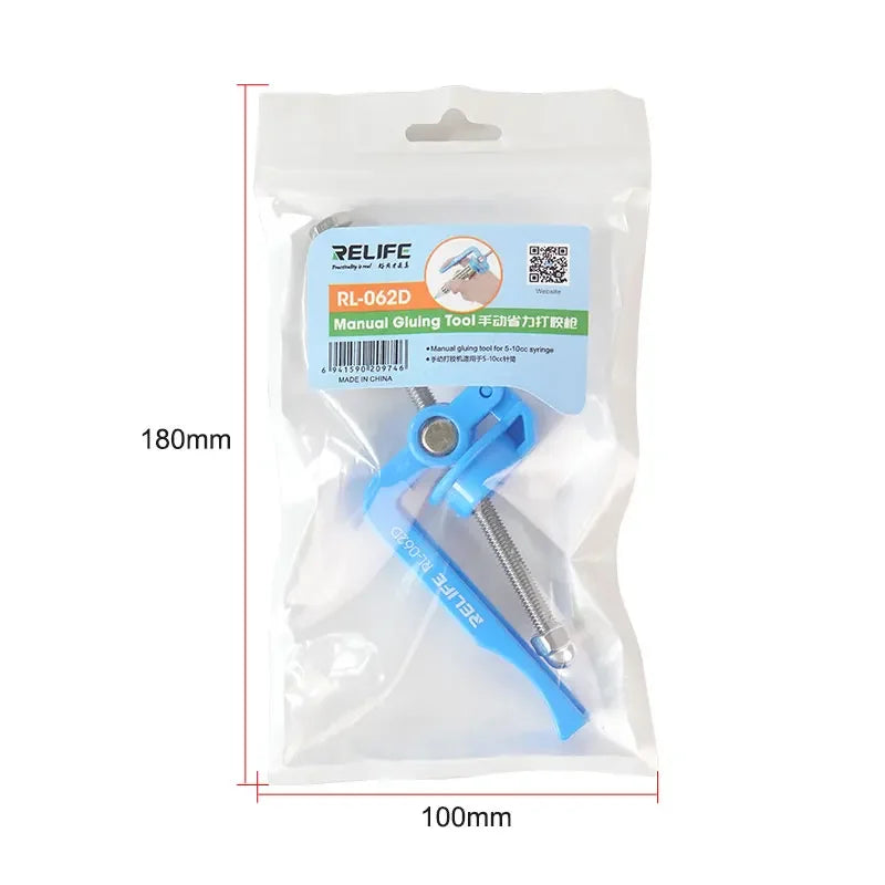 RELIFE RL-062D Labor-Saving 5-10CC New Solder Paste Booster UV Solder Mask Ink Welding Oil Pusher for Motherboard Repair Tools