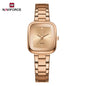 NAVIFORCE Women Quartz Watch Retro Fashion 3ATM Waterproof Stainless Steel High Quality Durable Elegant Daily Ladies Wristwatch