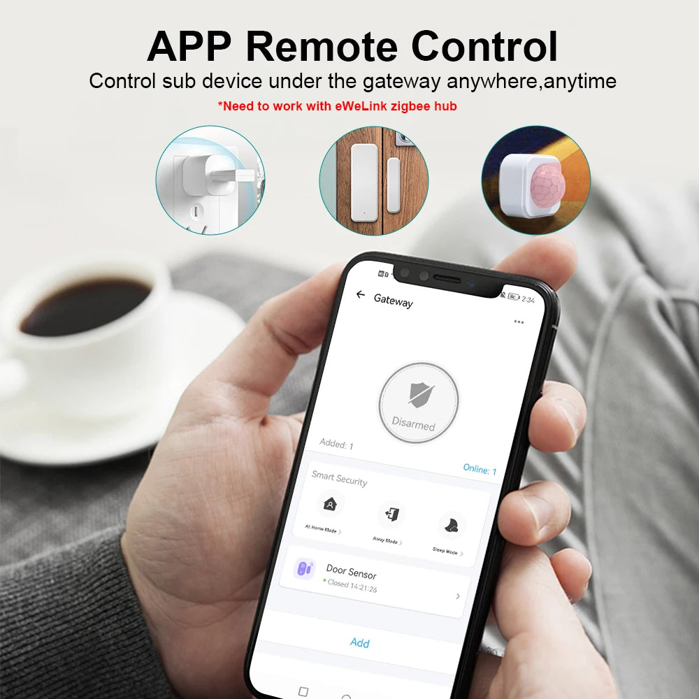 Zigbee 3.0 Gateway Hub Smart Home Wireless Bridge Ewelink APP Remote Control Automation Device Support Type C Charge