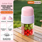 Portable Blender 38 Blades Electric Juicer Cup Rechargeable Smoothie Maker Wireless Automatic Fruit Mixer for Gym Travel Camping