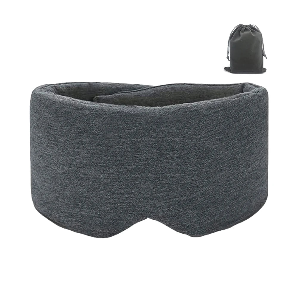 100% Handmade Cotton Sleep Mask Blackout Comfortable Breathable Eye Mask for Sleeping Adjustable  Travel Eyepatch Sleeping Mask