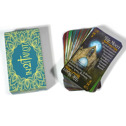 iN2IT Tarot Deck with Keywords Tarot Cards Oracle Cards For Beginners & Suitable for Practitioners Every Level Board Game Toy