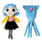 28cm Coraline Plush Stuff Cartoon Figure Kawaii Doll Soft Pillow Ugly Kids Cute Collectible Dolls Decoration Toys Birthday Gifts