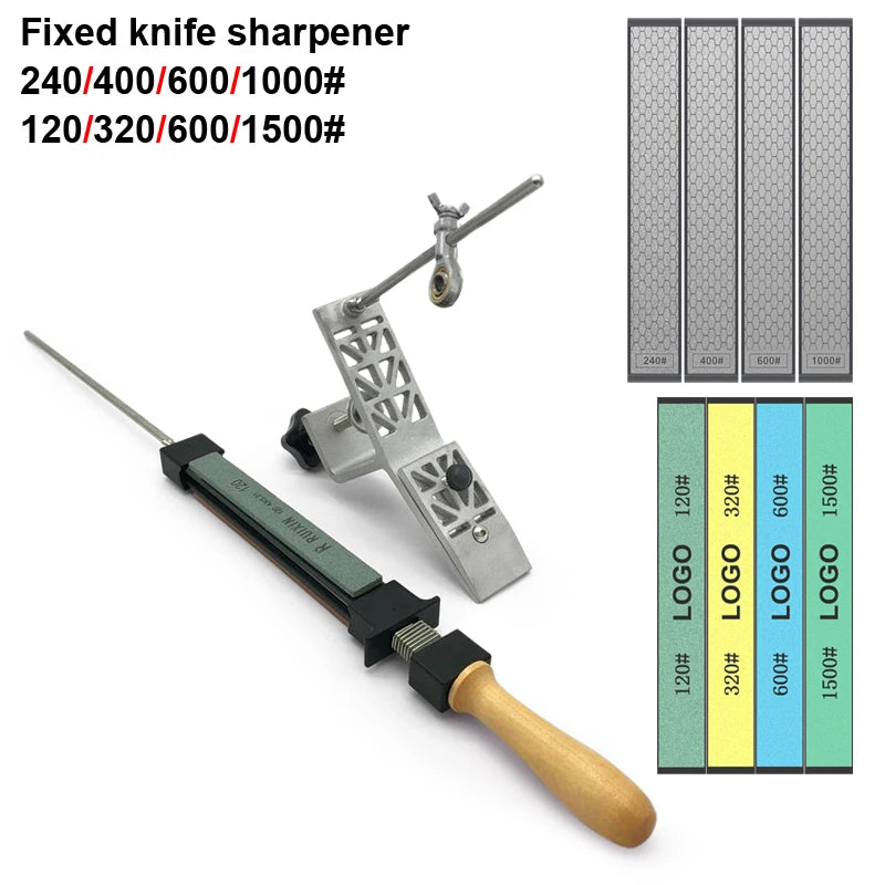 Angle Fixed Knife Sharpener Professional Sharpening Stone Kitchen Grinding System Honing Diamond Grinder Woodwork Tool Whetstone