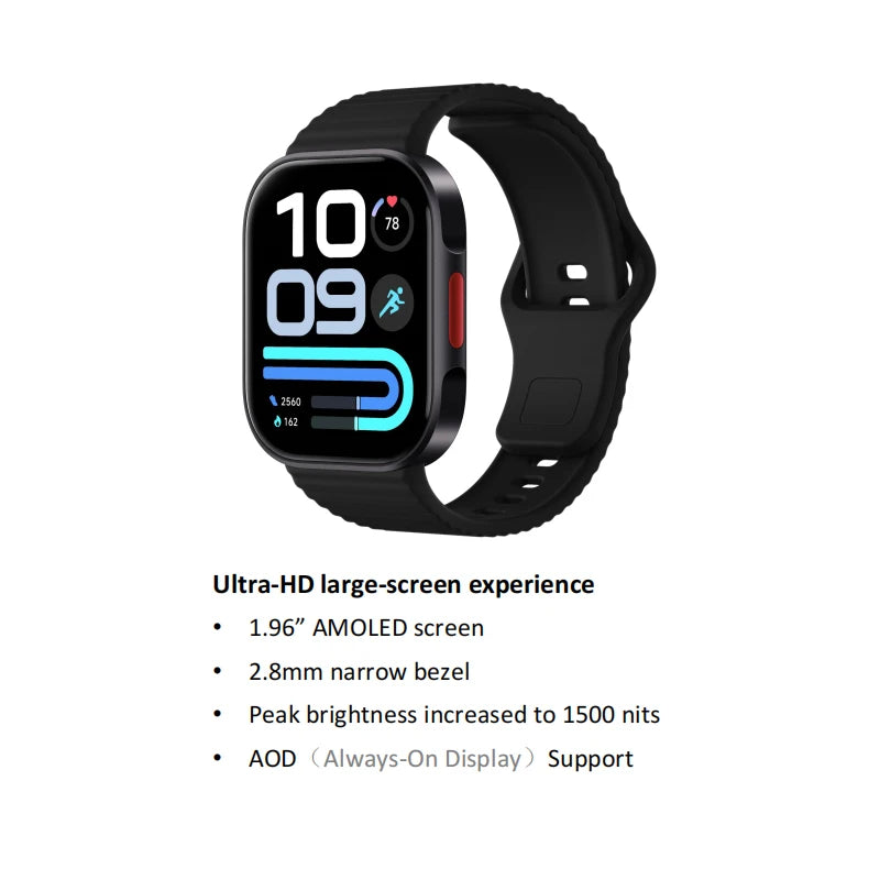 New Global Version Redmi Watch 6 lite Ultra-HD large-screen experience Enhanced Sports Features Long battery life