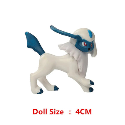 Pokemon Anime Action Figure Set - Pikachu Sun Elf Eevee Gengar Monsters Cartoon Model Toys Gift for Bulk Purchase