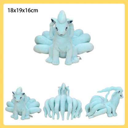Alolan Ninetales Vulpix Pokemon Plush Toy Eevee Raichu Gardevoir Gallade Lapras Anime Game Role Soft Stuffed Peluche Dolls Gifts
