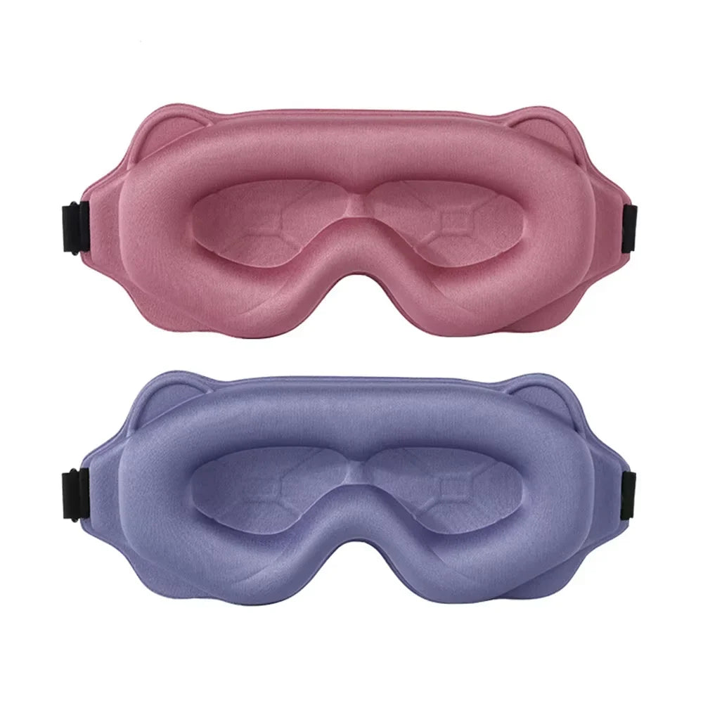 3D Sleeping Mask Block Out Light Soft Padded Sleep Mask For Eyes Slaap Masker Eye Shade Blindfold Sleeping Aid Face Mask Eyepatc