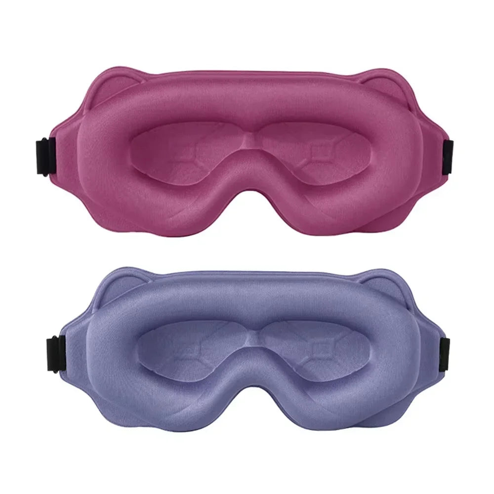 3D Sleeping Mask Block Out Light Soft Padded Sleep Mask For Eyes Slaap Masker Eye Shade Blindfold Sleeping Aid Face Mask Eyepatc
