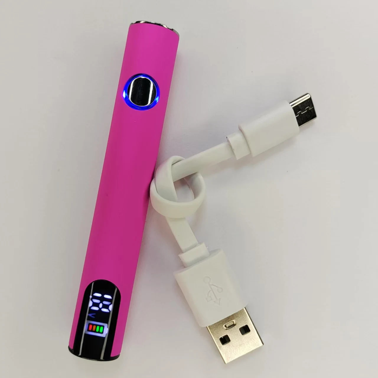 5pcs LED 510 Thread Battery 500mAh Cart Pen Adjustable Voltage Portable Electric Soldering Iron Welding Kit