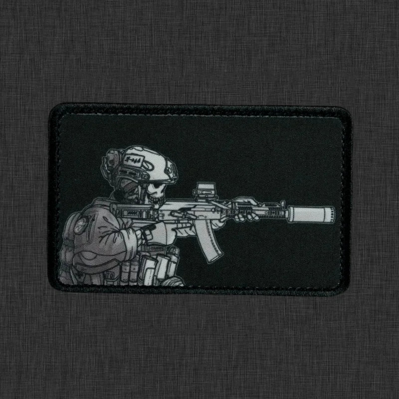 Sight Line Emblem Soldier Design Morale Badge Tactical Army Patches for Clothing Military Backpack Printed Hook and Loop Sticker
