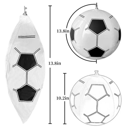 1pc Inflatable Beach Ball Football Soccer Ball for Summer Swimming Pool Party Favor Game for Boys Girls