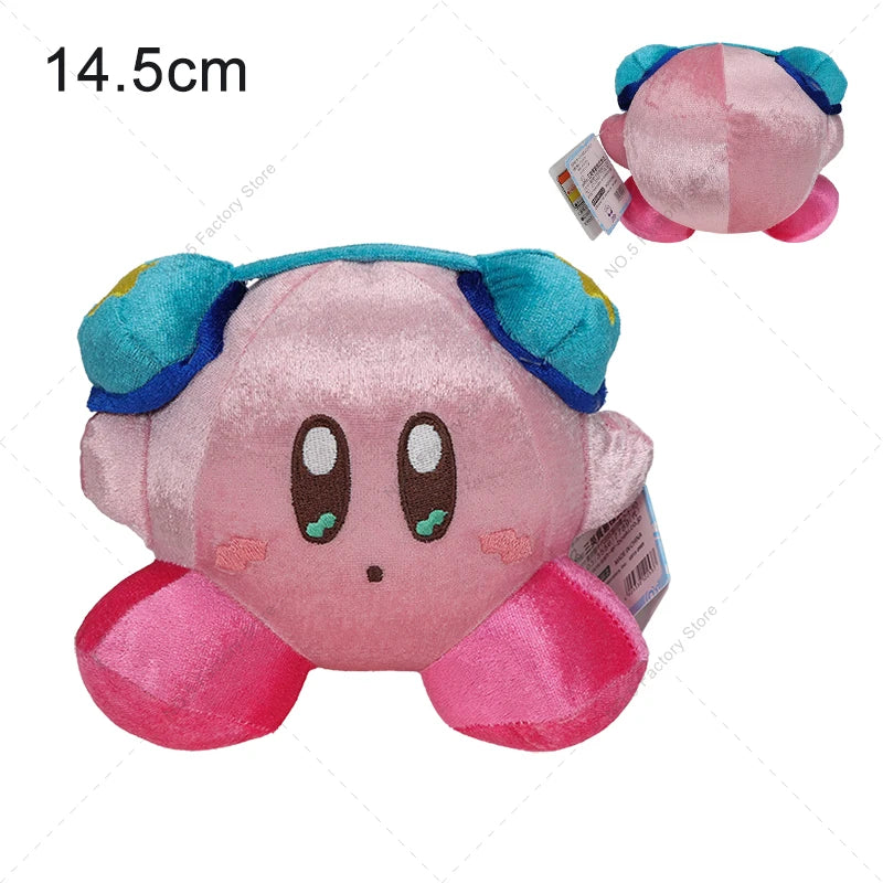 Cute Multicolor Kirby Plush Toy Kawaii Anime Star Kirby Sword Kirby Waddle Doo Elfilin Stuffed Doll Peluche Birthday Gifts