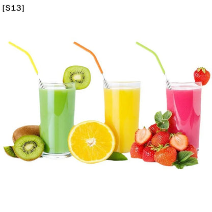 6Pcs/Set Soft Silicone Straw Covers Straws Tips Covers Fit For 9mm Wide Reusable Stainless Steel Straw Nozzles[Q]Q@