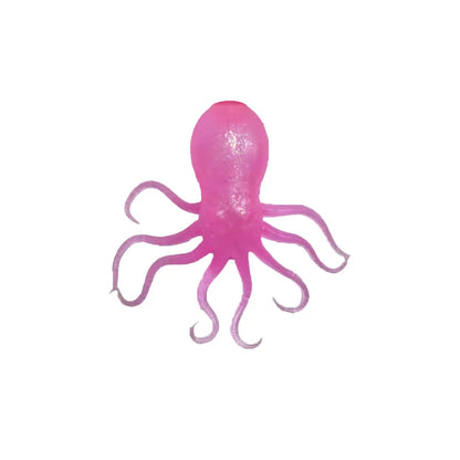 Glitter Octopus Squishy Toy Soft Stress Relief Fidget Toy Squeeze Jellyfish Squishy Compression Decompression Toy for Kid Adults