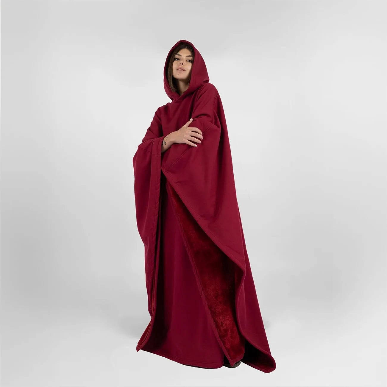 Eden Hoodie Unisex Oversized Hoodie Cloak light weight Super Warm Ultra-Soft Faux Fur Liner Winter Cloth Gift for Christmas