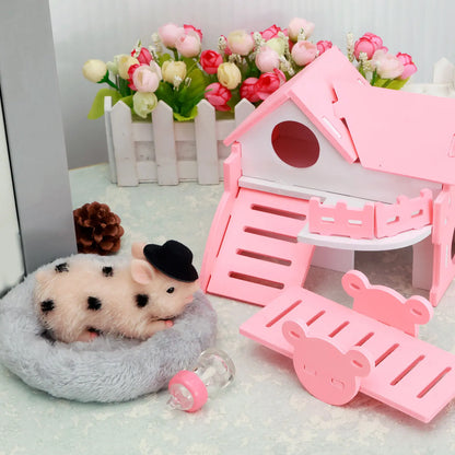 6inch Silicone Pig Doll Toy Cute Miniature Silicone Pig Reborn Realistic Pig Toy Interesting Full Silicone Piglet Doll Toy Set