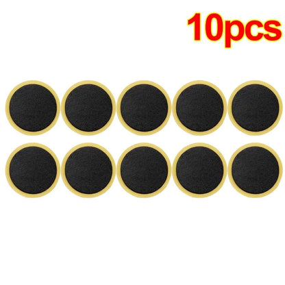 30/20/10 PCS Bicycle Glue-free Tire Patches Tool Quick Repairing Tyre Protection Patch Adhesive Quick Drying Bike Accessories