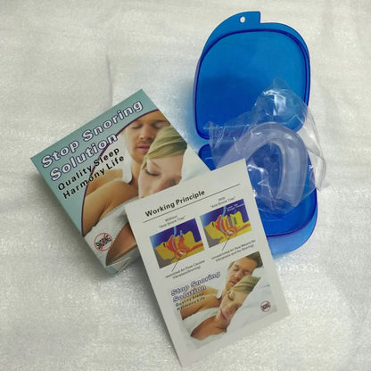 1Set Stop Snoring Anti Snore Mouthpiece Apnea Guard Bruxism Tray Sleeping Aid Mouthguard Anti Snore Sleep Adi Device Health Care