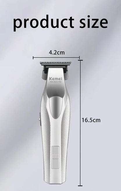Kemei Clippers Professional Haircut Suit Rechargeable Hair Clippers Metal Body Shaver LCD Display Clipper For Man KM-3023 Set