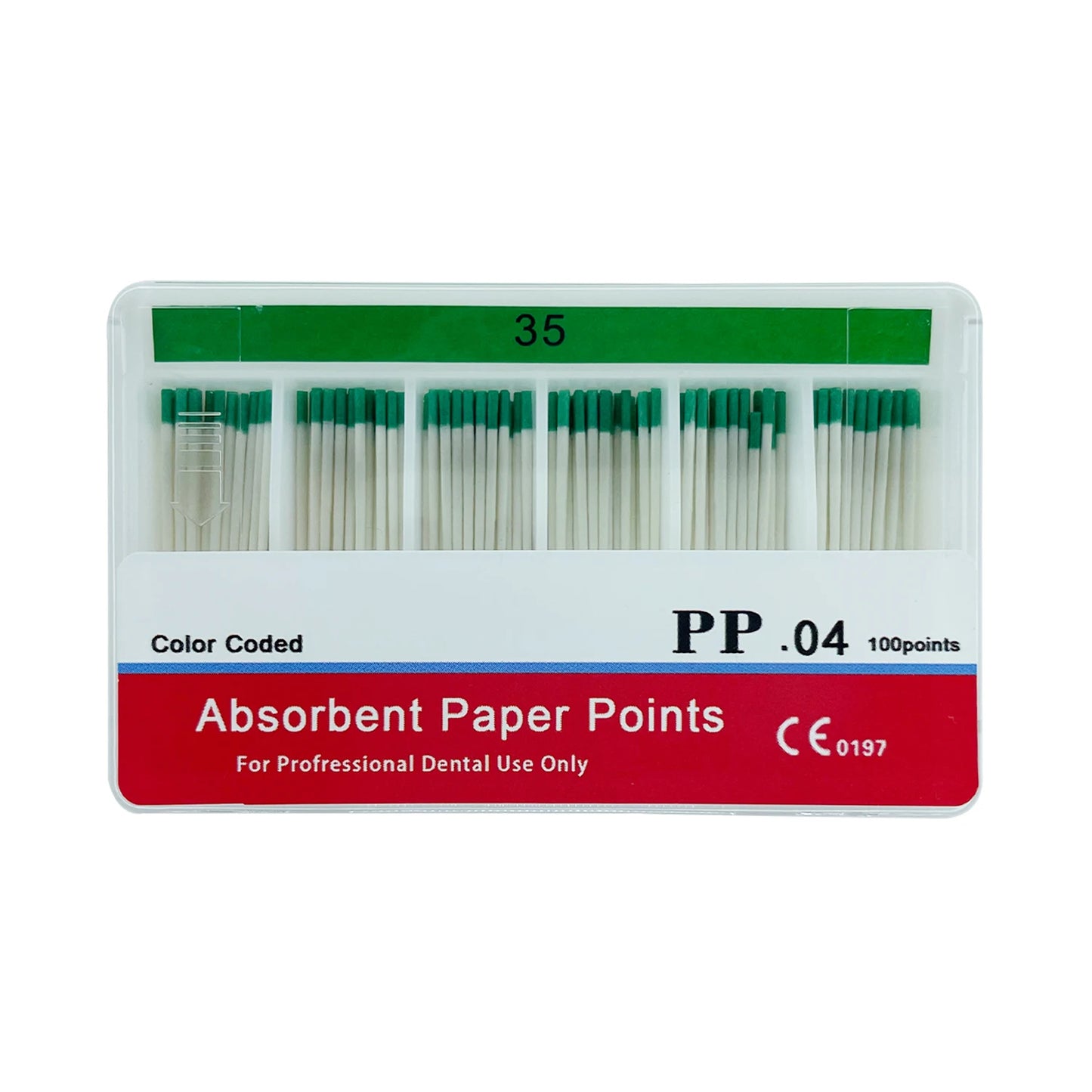 With Scale Dental Absorbent Paper Points Taper 04 15#-40# Dental Pure Cotton Fiber Paper Endodontics Treatment Consumables