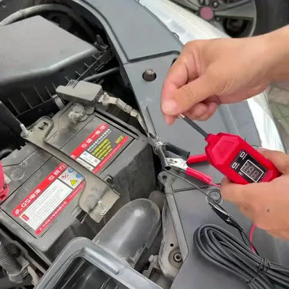 Inteligentny tester obwodów samochodowych 823, z wyświetlaczem napięcia LED — zasilany przez USB, kompatybilny z pojazdami o napięciu 3,5–36 V DC