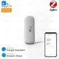Zigbee Temperature Humidity Sensor Indoor Thermometer Hygrometer Meter Battery Powered Ewelink APP Control For Alexa Google