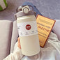 2025 1L Thermo Bottle Stainless Steel Large Capacity Thermo Cup Straw Hand Pot