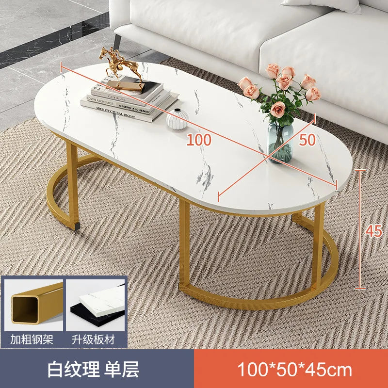 Coffee table living room, home sofa side table, light luxury, simple modern tea table, small coffee table, apartment type glass