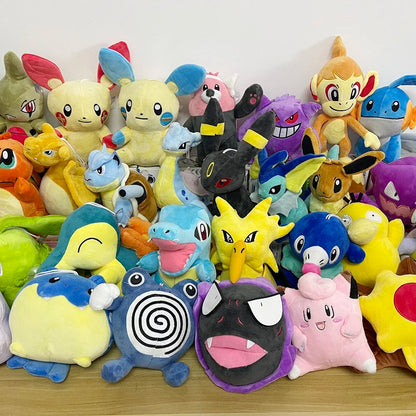 70 Styles Pikachu Peluche Togetic Teddiursa Azumarill Pokemon Blastoise Plush Toys Lapras Charmander Sylveon Stuffed Doll Gift