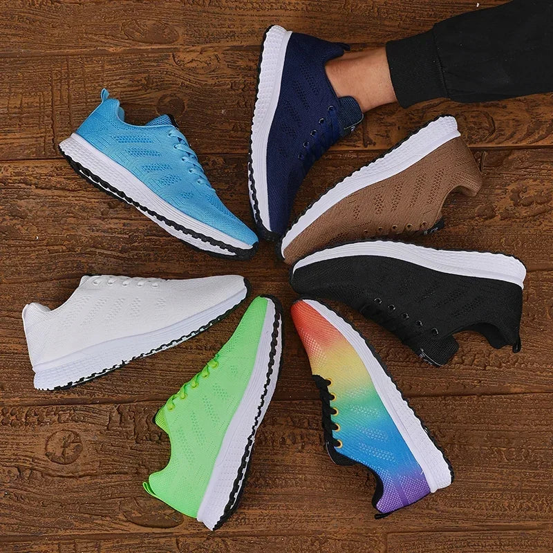 Men's Colorful Trendy Shoes Fashionable Luxurious Design Lightweight Breathable Comfortable Durable Mesh Training Sports Shoes