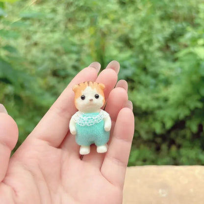 Senbeier Family Photo Series Movable Toys, Dolls, Animal Dolls, Mini Ornaments, House Play Toys