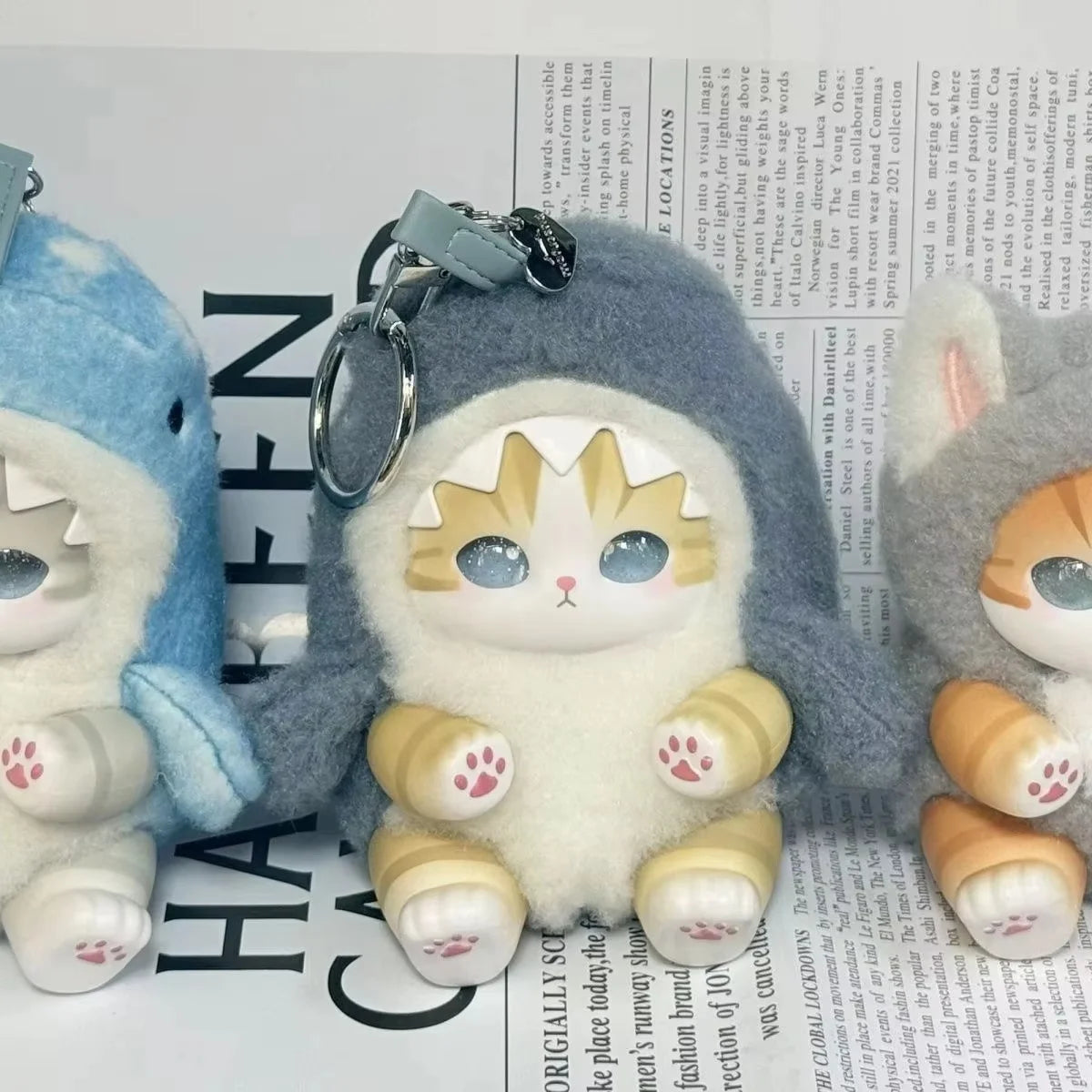 New Mofusand Vinyl Series Toys Shark Cat Surprised Box Toy Ornaments For Birthday Gift Pendant Replica Toys Gift