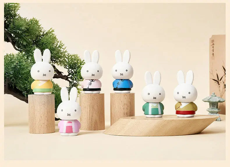 Genuine Blind Box Kawaii Miffy Cartoon Cute Doll Desktop Decoration Figure Birthday Gift Gift Toy for Girl