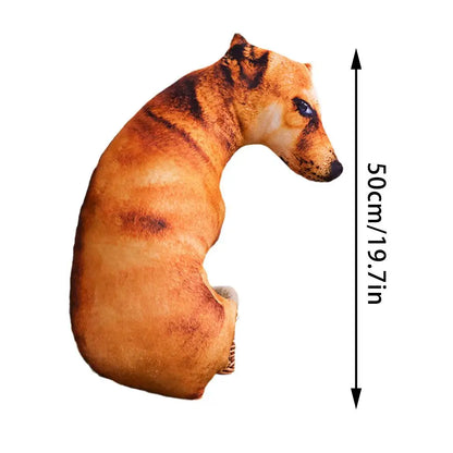 3d Simulatie Hond Shiba Bulldog Toy Labrador Corgi Schattige Kussen Auto Huisdecoratie Hondenliefhebber Simulated Dog Pillow