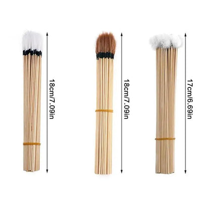 10PCS/Set Goose Earpick Wax Remover Curette Adult Bamboo Handle Ear Dig Tools Spoon Cleaner Stick Health Care
