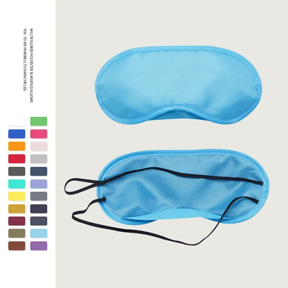 Silk Sleep Eye Mask Padded Shade Eye Cover Patch Sleeping Mask Eyemask Blindfolds Travel Relax Rest Women Men