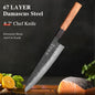 8.2" Japanese Handmade Chef Knife 67 Layer Damascus Steel Professional Kitchen Knives Sharp Slicer Vegetable Cooking Cleaver