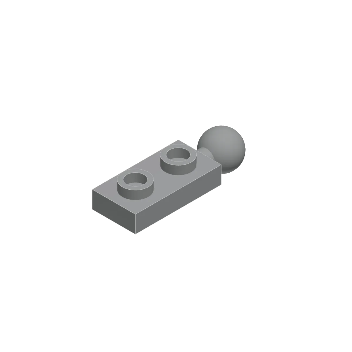 50pcs 22890 Modified 1 x 2 with Tow Ball on End Bricks Collections Bulk Modular GBC Toys For Technical MOC Buildings Blocks