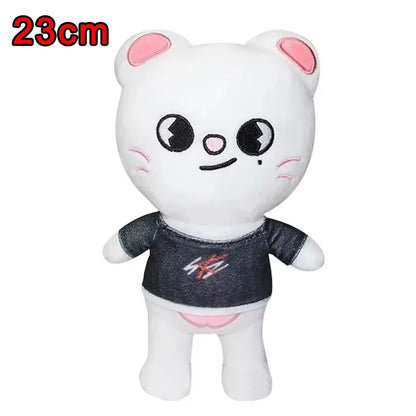 *SKZOO Kpop Plush Toys,Wolf Bear Foxes Duck Cartoon Cute Plush Animal Backpack Dolls, Large Messenger Bag, Throw Pillow, Gift