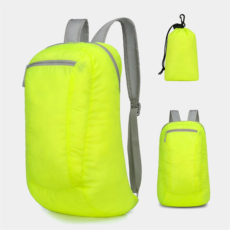 Lightweight Backpack Packable Backpack Foldable Outdoor Folding Backpack Travel Daypack Bag Sports Daypack for Men Women