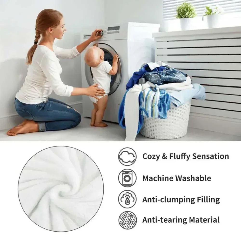 Fashion print Blanket For Sofa Office Bed Plane Travel Sleep Read Relax Camping Soft And Warm A-aMG