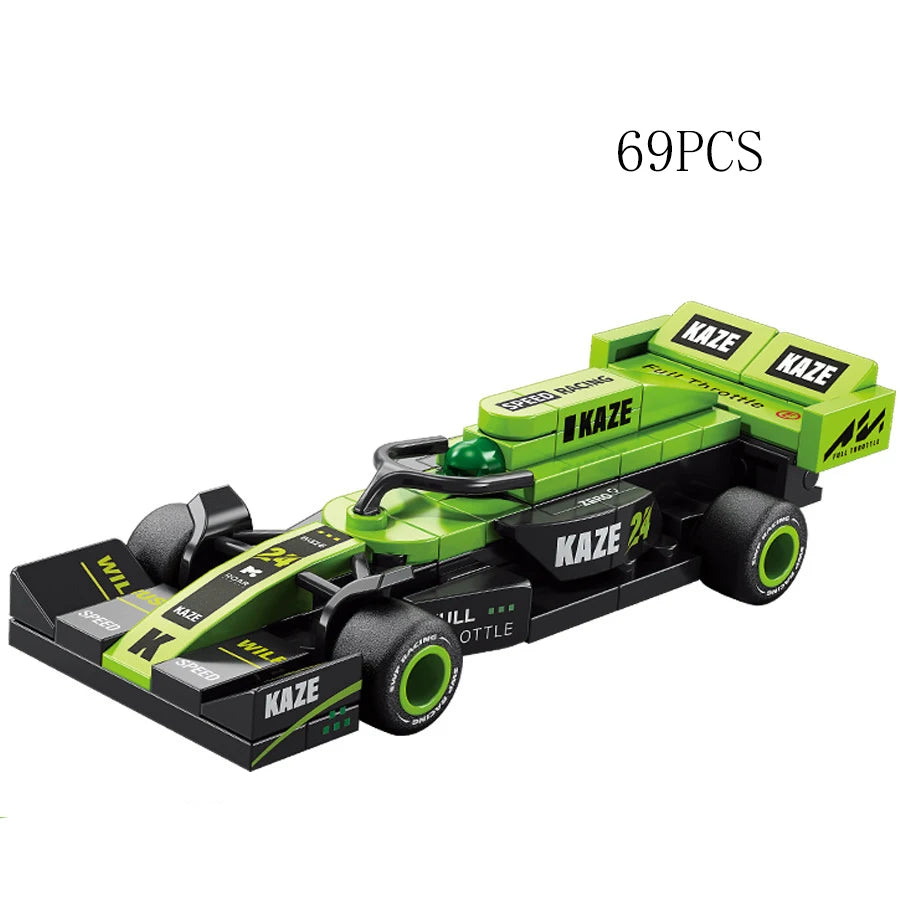 City Speed Racing MOC Car Sports Building Blocks Bricks Classic Rally sport Super Racer Vehicles Christmas gift Technical toys