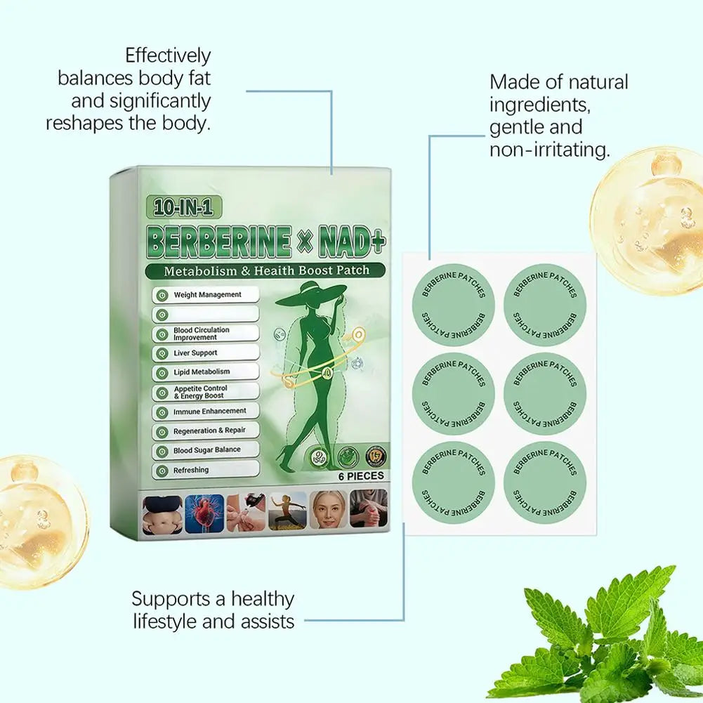 6PCS Moringa Composite Microneedle Patch Health Support Body Firming Nano Patch Natural Ingredients Microneedle Sticker ﻿