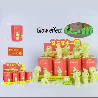 Noctilucent  Blind Box Brick Moving Bedroom Fitness Trend Toy Collectibles Blind Box Figure Doll Model Decoration Gifts