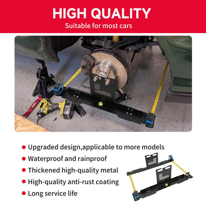2PCS Wheel Alignment Tool Automotive Car Wheel Alignment Tool Kit No Caliper Removal Front End Alignment Tool