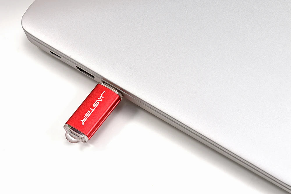 JASTER Nowy pendrive USB 2.0 64GB z brelokiem 32GB 16GB 8GB 4GB pamięć flash 9 kolorów Kreatywny dysk U do laptopa
